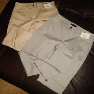 NEW NYCO Pants Slim Ankle Pants Capris